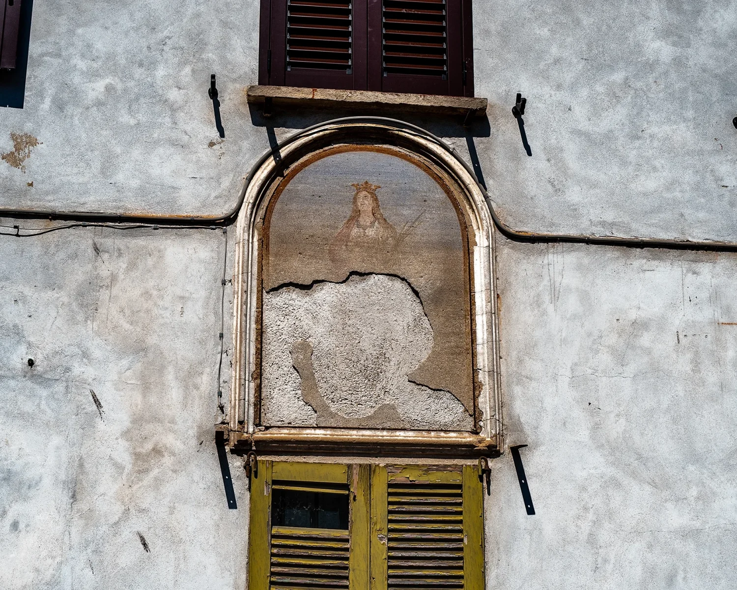 Piazza Vittorio Emanuele II - affresco Santa Eurosia