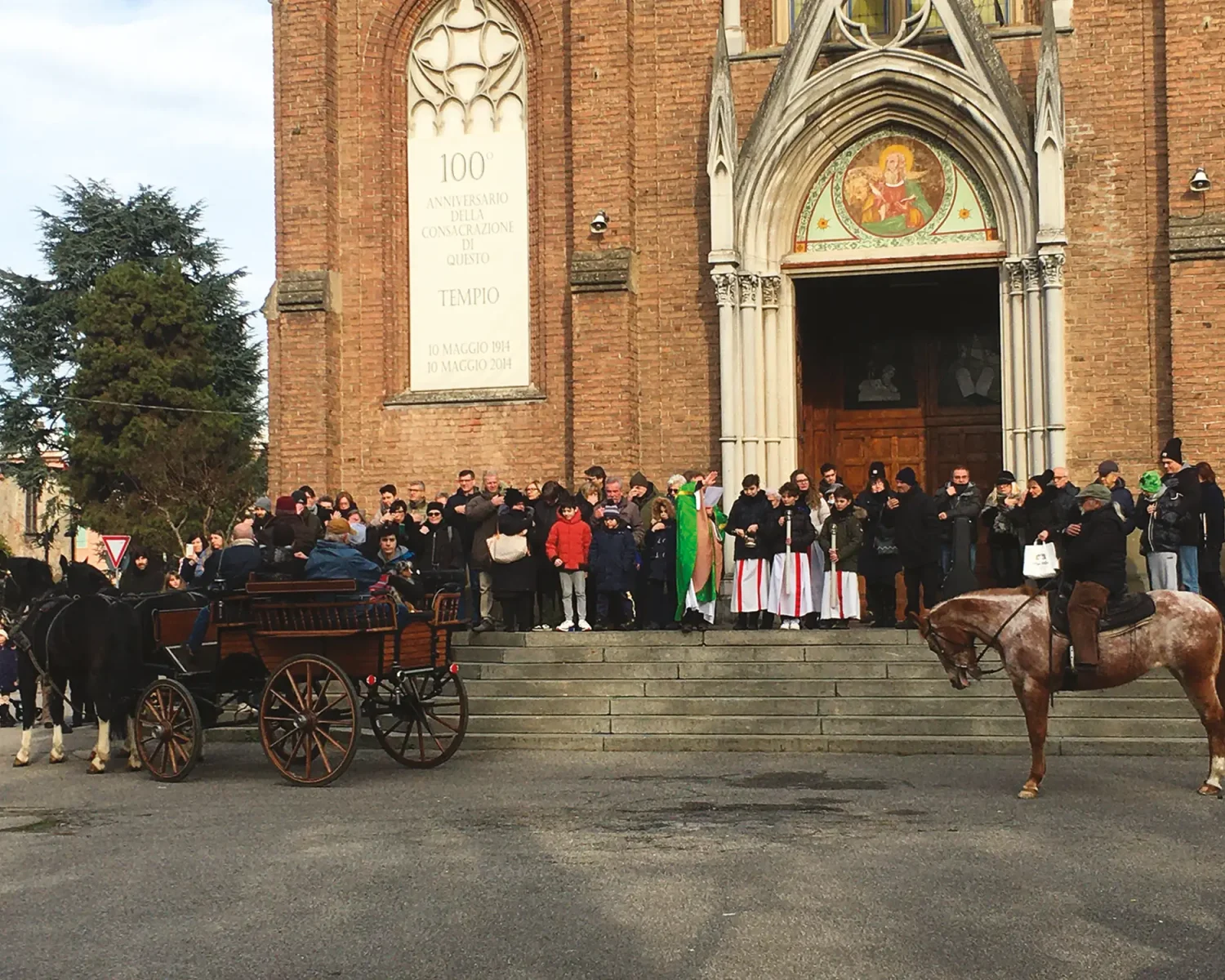 Chiesa di San Marco Evangelista - benedizione degli animali a Sant Antonio